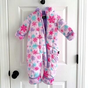 Cozy Snowflake Baby 9-12 Months Footsie